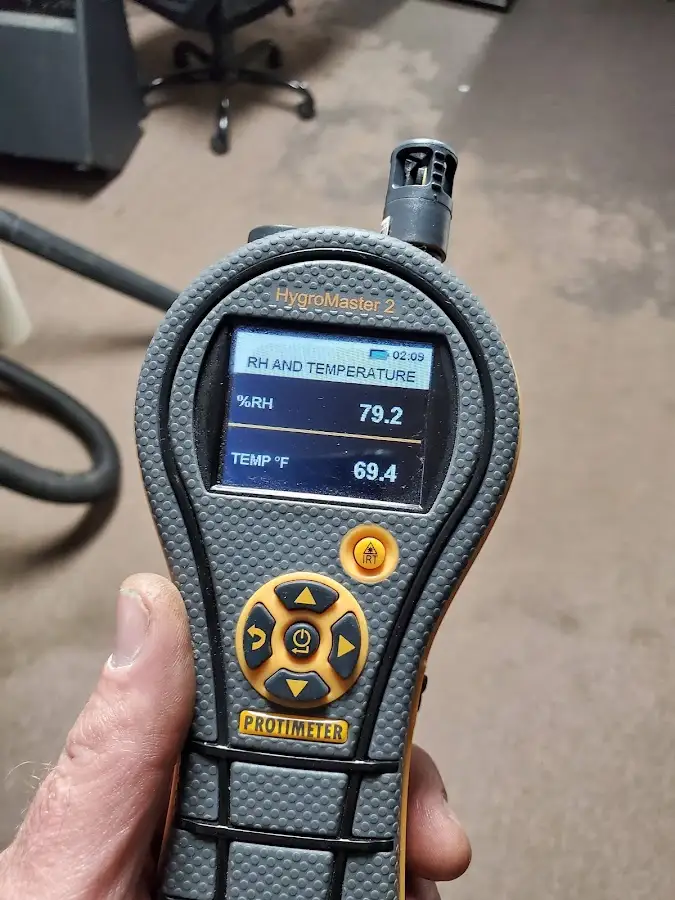 Moisture meter humidity assessment for Mold Remediation & Removal in San Luis Obispo